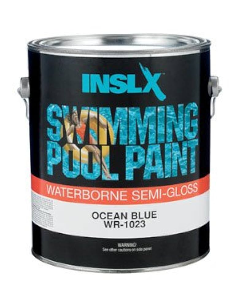 Amazon.com: Insl-X Swimming Pool Paint Indoor, Outdoor Semi